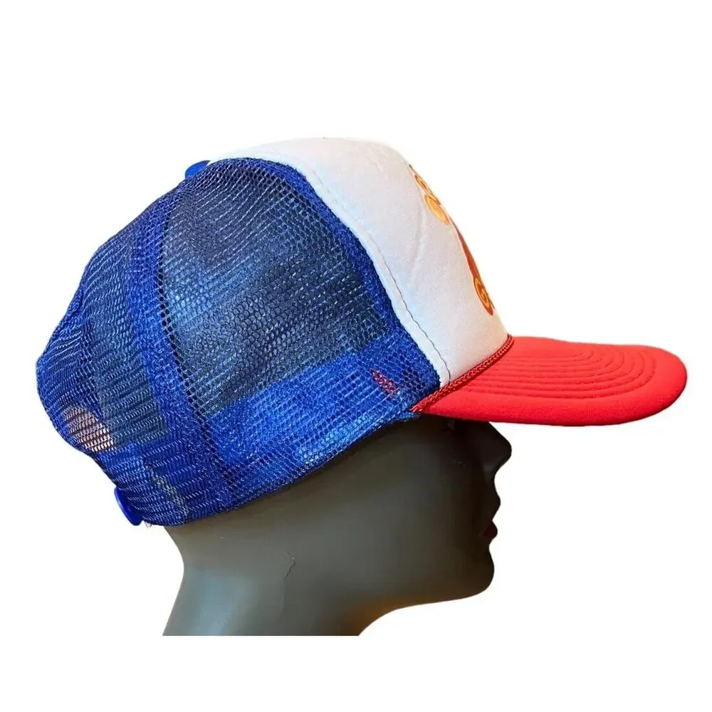 GOOD Girl Gone Rad MESH TRUCKER CAP SNAP BACK Hat Rainbow Foam Inside